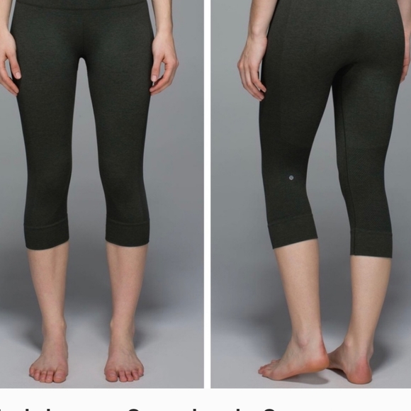 Lululemon seamlessly street crop leggings - Picture 1 of 14
